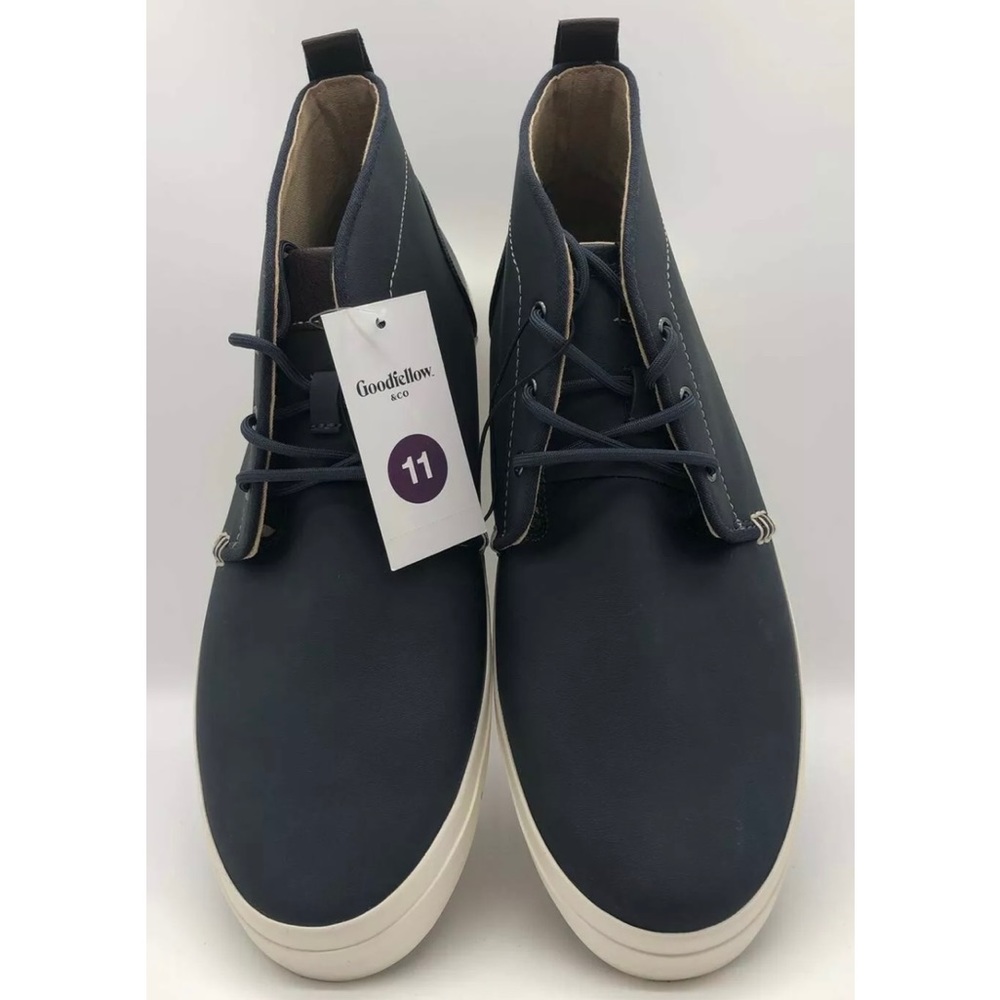 Goodfellow & Co Mens Navy Blue Louie Chukka Boots Size Us 11 NWT - Picture 2 of 9